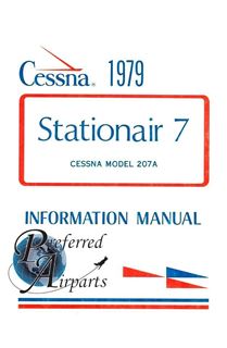 Picture of New 1979 Cessna 207A StationAir 7 Pilot’s Information Manual p/n D1149-13.