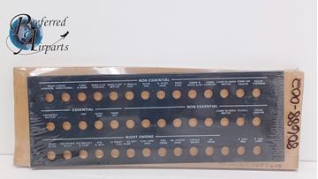 Picture of New Piper Astronics Corp Aircraft Placard, p/n 80688-002, p/n 583-004
