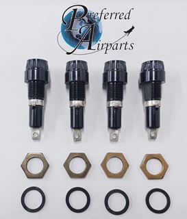 Picture of Lot of 4 New Piper Aircraft Fuse Holders, p/n 465-256