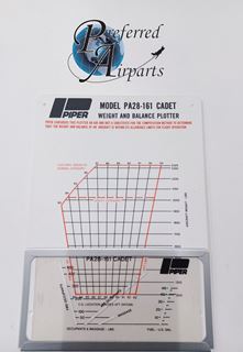 Picture of New Piper PA28-161 Cadet Weight and Balance Plotter, p/n 87536-007, p/n 689-944