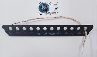 Picture of New Cessna Scott Lighted Panel, p/n 9910032-15, p/n 804125-23