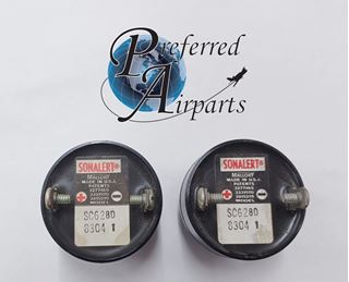 Picture of Lot of 2 New Piper/Mallory Sonalert Horns, p/n SC628D, p/n 565-924