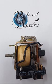 Picture of New Piper Aircraft Potter & Brumfield Relay, p/n 484-231, p/n KA11DG, 24 VDC