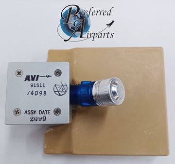 Picture of New AVI Piper Aircraft Valve Assy, p/n 592-654, p/n 74D98