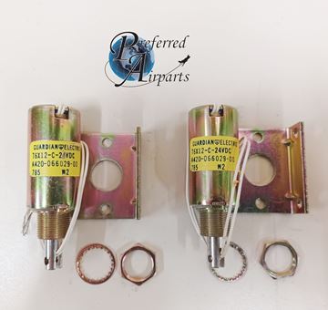 Picture of Lot of 2 Guardian Electronics Piper Solenoids, p/n 487-083, p/n T6X12-CONT-24