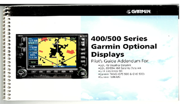 Picture of Used Garmin 400/500 Series Pilot's Guide Addendum, 190-00140-13 Rev B, SL #2