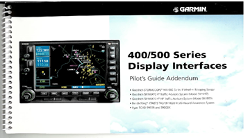 Picture of Used Garmin 400/500 Series Pilot's Guide Addendum, 190-00140-10 Rev D