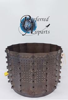 Picture of Used General Electric J85 Engine Front Afterburner Liner, p/n 6013T44G01