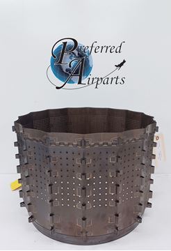 Picture of Used General Electric J85 Engine Front Afterburner Liner, p/n 6013T44G01