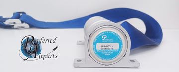 Picture of New Surplus Pacific Scientific Reel Assy, p/n 0108551-11, with Bracket 0108285-3