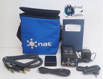 Picture of New NAT Aircraft Portavox Intercom System with Carrying Case, Model-p/n AA81-050