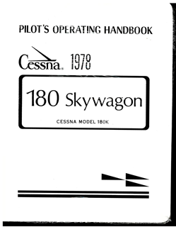 Picture of 1978 Cessna 180K Skywagon Pilot's Operating Handbook p/n D1113-13