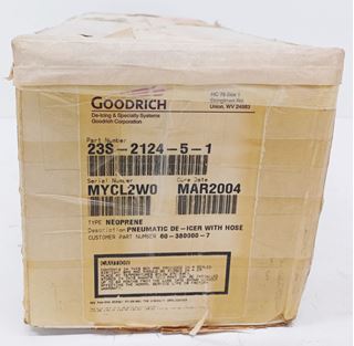 Picture of New Goodrich Beechcraft Nacelle-Tip LH De-ice Boot p/n 23S-2124-5-1, 60-380000-7
