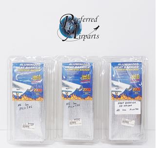 Picture of Lot of 3 New Sheets of Thermo-Tec Heat Barrier, 12" x 24", p/n 13575, 08-00600