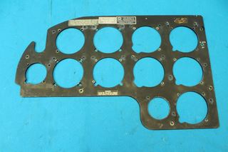 Picture of Used Piper PA23-250 Left Instrument Panel Assembly p/n 32443-007 Display (25709)