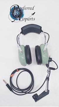 Picture of New David Clark Aviation Headset p/n 12508G-30 12508G-31 with Mic p/n 12948G-01