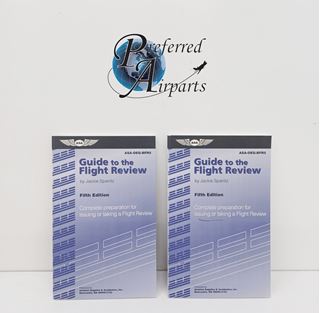 Picture of Lot of 2 New ASA "Guide to the Flight Review Books" 5th Edition p/n ASA-OEG-BFR5