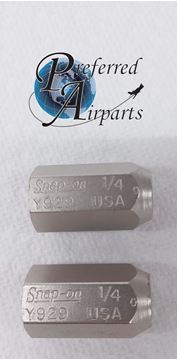 Picture of Lot of 2 New Surplus Snap-On Lug Nut Style Stud Puller Tools, 1/4", p/n Y929