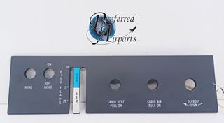 Picture of New Scott-Glo Cessna Aircraft Electroluminescent Panel p/n 1213192-11, 801054-00