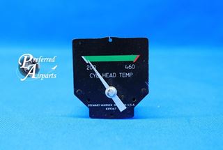 Picture of Used Stewart-Warner Aircraft Cylinder Head Temperature Gauge, p/n 880017 (23704)