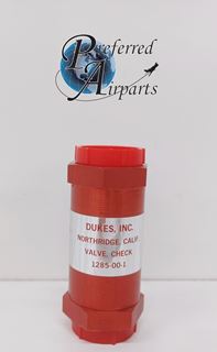 Picture of New Dukes Piper Aircraft Check Valve p/n 1285-00-1, 492-304
