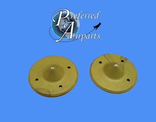 Picture of Set of Two New Surplus Piper Wing Jack Pad Point Plate PN 17365-003