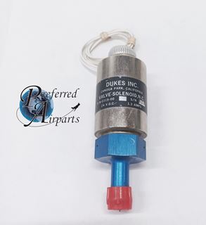 Picture of New Dukes Piper PA31P Aircraft Solenoid Valve, p/n 3319-00, p/n 492-157