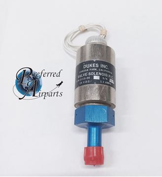 Picture of New Dukes Piper PA31P Aircraft Solenoid Valve, p/n 3319-00, p/n 492-157