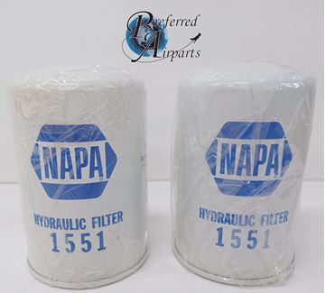 Picture of Lot of 2 New Surplus Napa Hydraulic Filters, p/n 1551