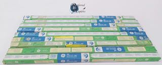 Picture of Lot of 9 New GE Tri-Tech Fluorescent Light Bulbs/Lamps, p/n F18T8/865