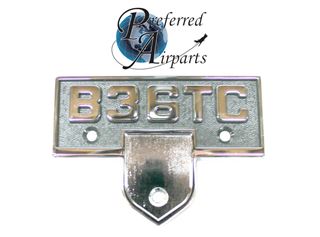 Picture of Pair of New Beechcraft Model B36TC Bonanza Emblems p/n B36TC