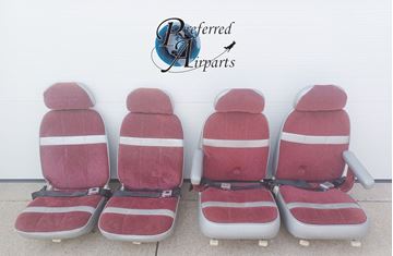 Picture of Lot of 4 Used Cessna 310Q Aircraft Passenger Seats #3-6, p/n SEAT-CESSNA 310