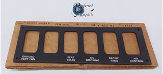 Picture of New EL Products Piper PA-31-350 Aircraft EL Panel, p/n 44627-000