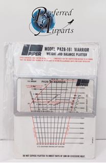 Picture of New Piper Warrior PA28-161 Weight and Balance Plotter, p/n 683-067, 87536-002