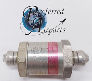 Picture of New Beech Cessna Piper Aircraft Fuel Check Valve, p/n MS28885-4