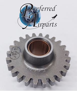 Picture of New Lycoming Aircraft Engine Fuel Pump Idler Gear, p/n 74755, Includes 8130-3