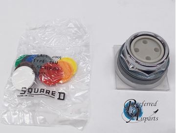 Picture of New Square D Push Button Operator p/n 9001-KR1U 87470 BL, w/2358-S19-G1 Series F