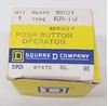 Picture of New Square D Push Button Operator p/n 9001-KR1U 87470 BL, w/2358-S19-G1 Series F