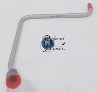 Picture of New Lycoming Cessna Aircraft Cylinder Head Drain #2 Tube Assembly, p/n 02P21003