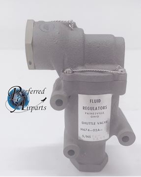 Picture of New Fluid Regulators Cessna Beech Aircraft Shuttle Valve p/n H67402A1 H674-02A-1
