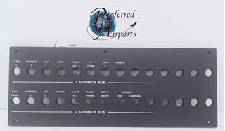 Picture of New Piper Aircraft Panel/Placard, p/n 74239-002, Alternate p/n 583-845