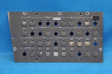 Picture of Used Cessna 402B Aircraft Breaker Panel p/n 5818121-19 (26595)