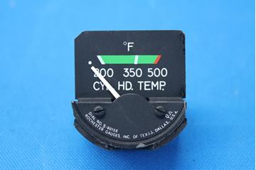 Picture of Used Rochester Gauges Aviation Cylinder Head Temp Gauge p/n 6246-00088 (23948)