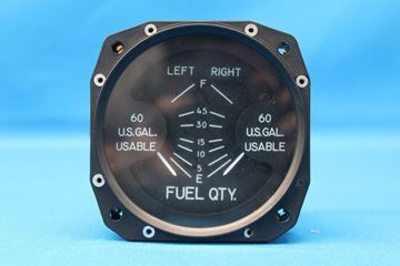 Picture of Used Rochester Gauges Piper Aircraft Fuel Qty Indicator  p/n 6246-00425 (28063)