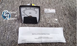 Picture of New Surplus 2.5" Crompton Frequency Meter, 45-65 Hertz, p/n 012-41SA-PNAJ-AJ-B3