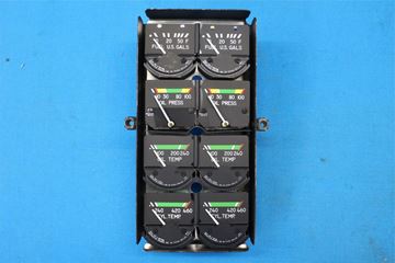 Picture of Used Rochester Gauges Piper Aircraft Instrument Cluster p/n 6247-00365 (28155)
