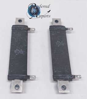 Picture of Lot of 2 New Dale 12-Ohm 55W 5% Resistors, p/n HL55-09Z, HL-55-09Z, 9833