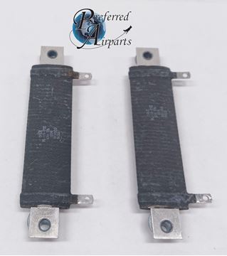 Picture of Lot of 2 New Dale 12-Ohm 55W 5% Resistors, p/n HL55-09Z, HL-55-09Z, 9833