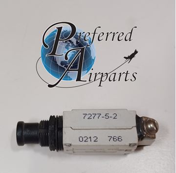 Picture of New Surplus Klixon Texas Instruments Aviation Circuit Breaker p/n 7277-5-2