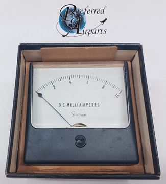 Picture of New Surplus Simpson Panel Meter, Wide Vue 0-10 DC Milliamps, p/n Model 1327C
